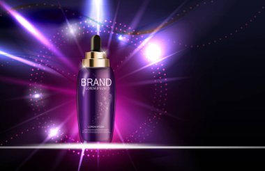 Konsantre şişe şablon reklamları veya Mag için nemlendirici yağı özü