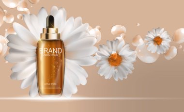 Konsantre şişe şablon reklamları veya Mag için nemlendirici yağı özü