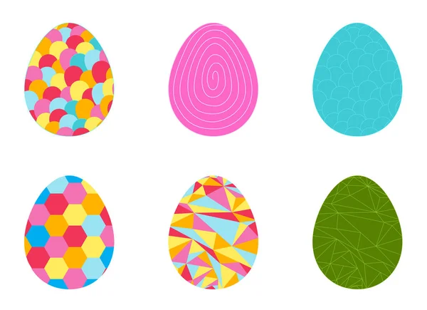 Beautiful Easter Egg Seamless Pattern Background Vector Illustra — Stock Vector