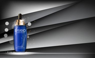 Konsantre şişe şablon reklamları veya Mag için nemlendirici yağı özü