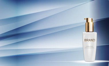 Tasarım kozmetik ürün şablonu için reklamları veya dergi adam