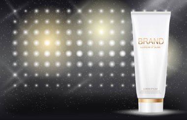 Tasarım kozmetik ürün şablonu için reklamları veya dergi adam