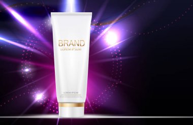 Tasarım kozmetik ürün şablonu için reklamları veya dergi adam