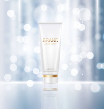 Tasarım kozmetik ürün şablonu için reklamları veya dergi adam