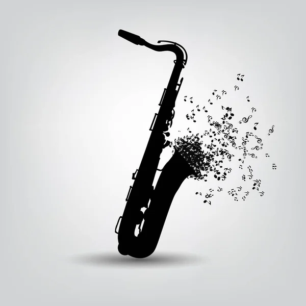 Illustration vectorielle de fond de musique abstraite pour votre design — Image vectorielle