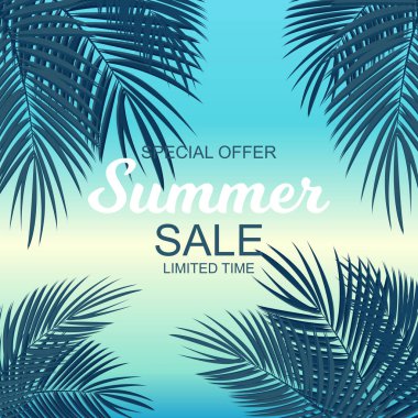 Yaz Satılık arka plan vektör çizim