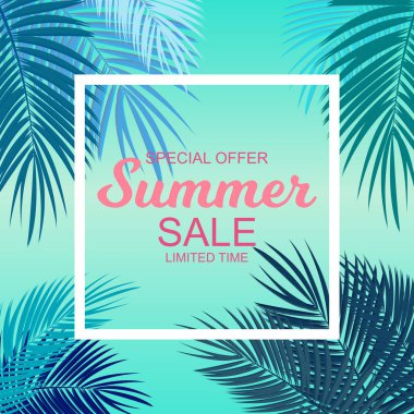 Yaz Satılık arka plan vektör çizim