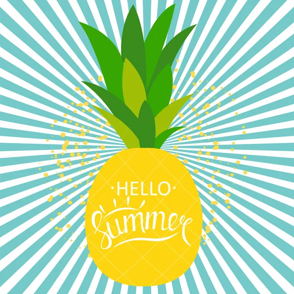 Say Hello to Summer Natural Found Vector — стоковый вектор