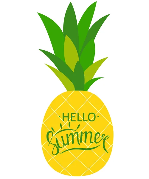 Say Hello to Summer Natural Found Vector — стоковый вектор