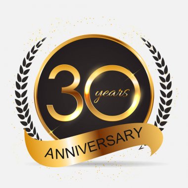 Şablon 30 yıl yıldönümü vektör çizim