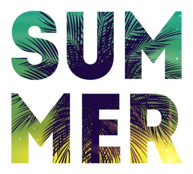 Yaz doğal afiş, Poster, afiş veya davet arka plan w