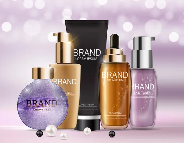 Tasarım kozmetik ürün şablonu için reklamları veya dergi adam