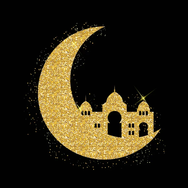 Antecedentes del Festival de la Comunidad Musulmana Ramadán Kareem. Eid Mubarak. Ilustración vectorial — Archivo Imágenes Vectoriales