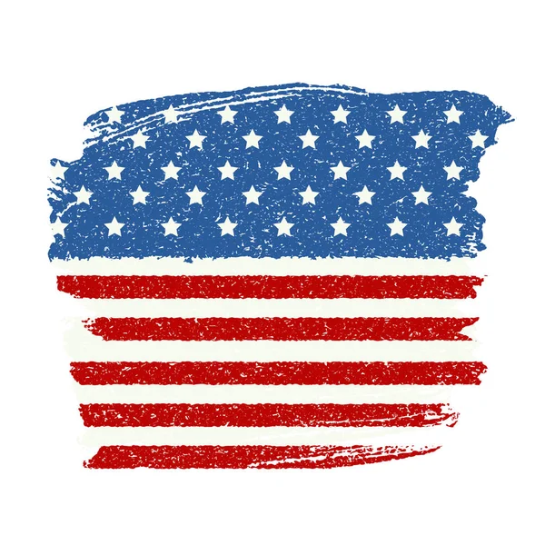 Fourth of July, Independence day of the United States. Happy Bir — Stock Vector