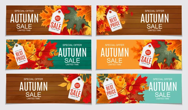 Soyut vektör çizim sonbahar satış arka plan düşme ile