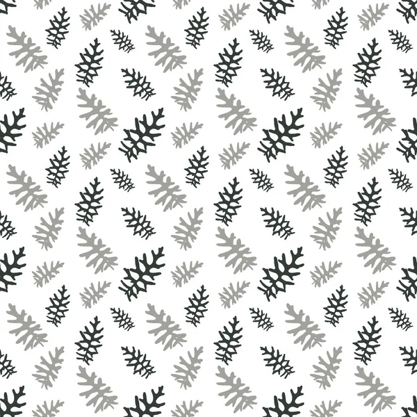 Dikişsiz desen renkli doğal bırakır. Vektör Illustrati