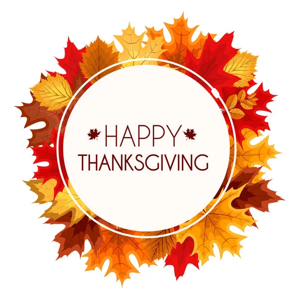 Soyut vektör çizim sonbahar Happy Thanksgiving adam