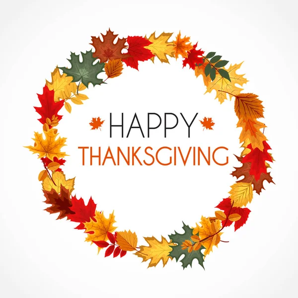 Soyut vektör çizim sonbahar Happy Thanksgiving adam