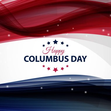 Kolomb günü arka plan. Vektör çizim