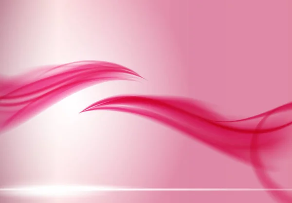Абстрактна рожева хвиля на тлі. Векторна ілюстрація . — стоковий вектор