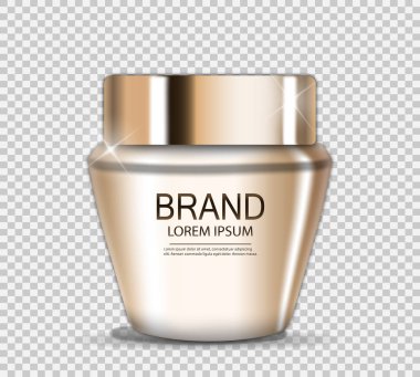 Tasarım kozmetik ürün şablonu için reklamları veya dergi adam