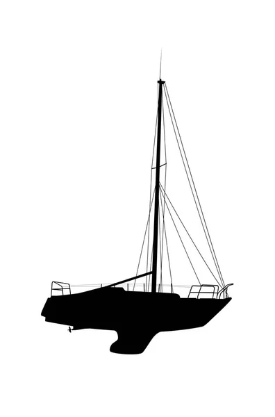 Pegatina en el coche con la silueta del barco. Envío. Vector III — Archivo Imágenes Vectoriales