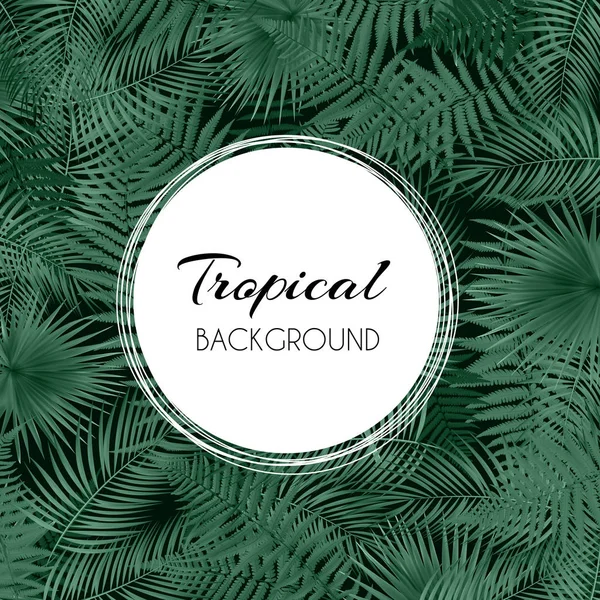 Fondo tropical naturalista colorido de la hoja de Libis — Vector de stock