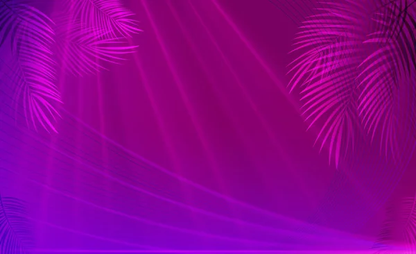 Fond tropical naturaliste coloré de la feuille de Libis — Image vectorielle