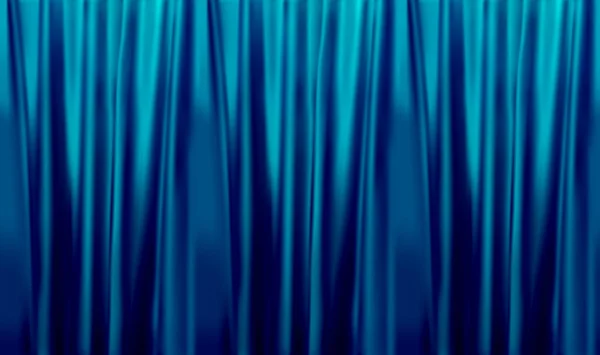 Colorful naturalistic Gradient Blue curtains. seamless pattern. Vector Illustration. — Stock Vector