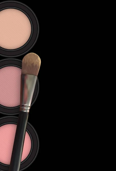 Kozmetikai termék tervezősablon hirdetések vagy magazin háttér. 3D reális Vector-Iillustration — Stock Vector