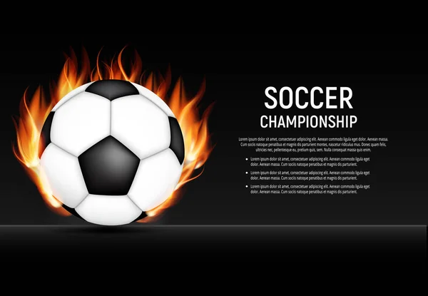 Premium Vector  Soccer championship broadcast background with