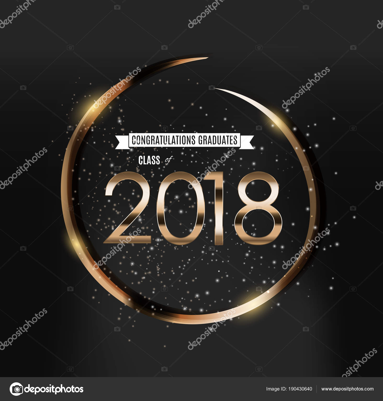 congratulations on graduation 2018 class background vector congratulations on graduation