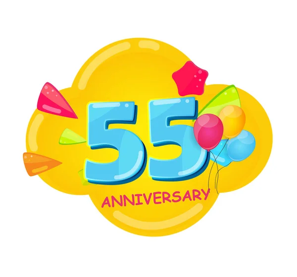55 Ans Anniversaire Images Vectorielles 55 Ans Anniversaire Vecteurs Libres De Droits Depositphotos
