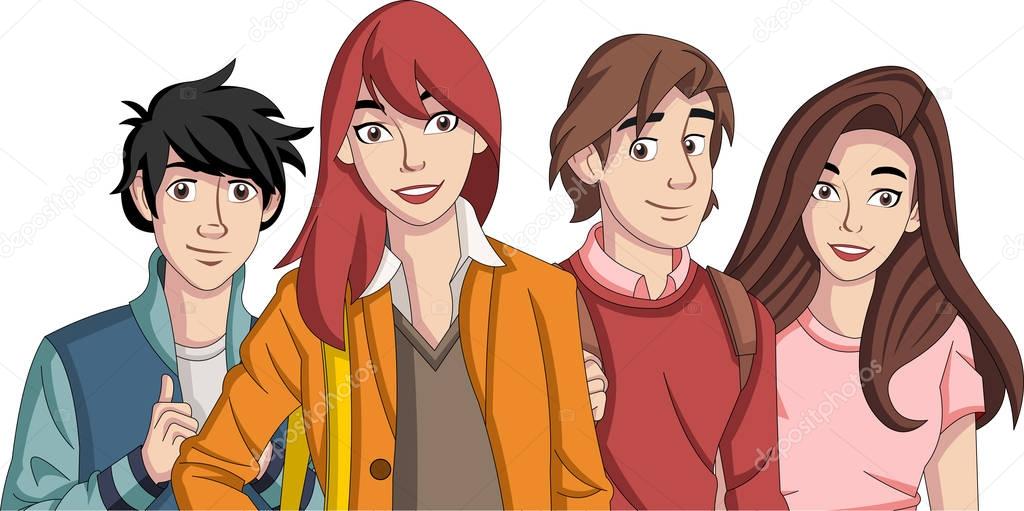 Zwergin Teen Cartoon Partnertausch