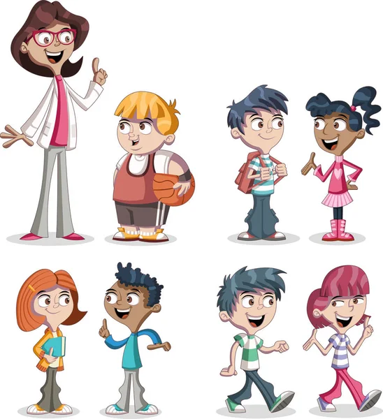 Comic cartoon clever girl Vector Art Stock Images | Depositphotos Comic cartoon clever girl Vector Art Stock Images | Depositphotos
