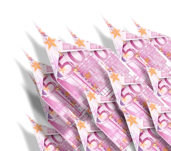 Geld Paper Planes — Stockfoto