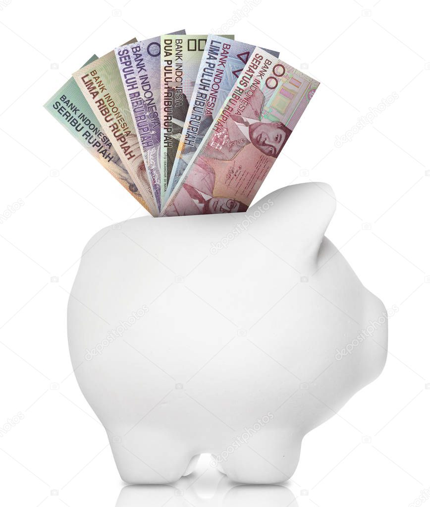 Bank note piggy bank