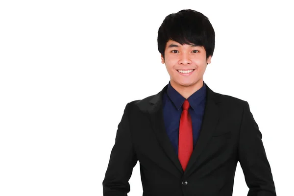 Jung Und Gutaussehend Smiley Und Freundliches Gesicht Business Asiatischer Mann — Stockfoto