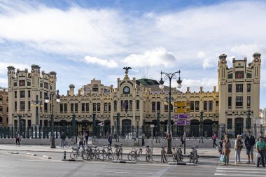 Valencia, İspanya 'daki' Estacio Del Nord 'tren istasyonu