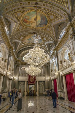 Valensiya Valensiya 'nın güzel salonu Ajuntament de Valencia, Spain.jpg