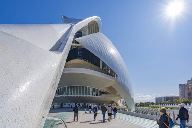 Mozaik, La Ciudad De Las Artes (Sanat Şehri), Valencia, İspanya 'daki Palau de les Arts Reina Sofia' yı kapsadı.