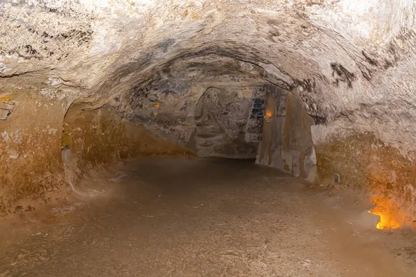 Amplia Área Almacenamiento Las Cuevas Bajo Requena España — Foto de Stock