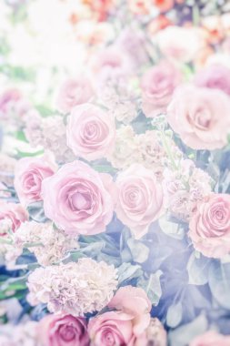 Aşk buketi pembe güller