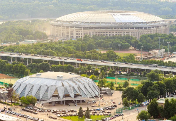 Luzhniki Stadı imar ve futbol Dünya Kupası 2018 için çok amaçlı Arena Druzhba 