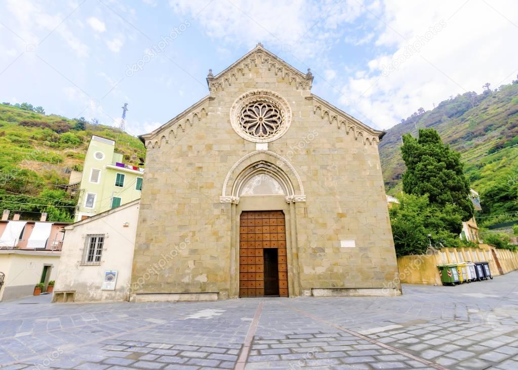 San Lorenzo church, Manarola, Cinque Terre, Italy