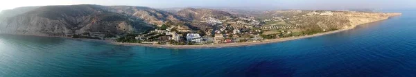Панорама залива Писербай, Лимассол, Кипр — стоковое фото