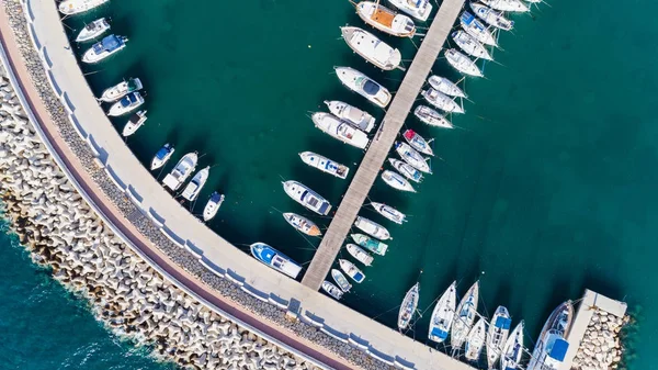 Luchtfoto Zygi, Larnaca — Stockfoto