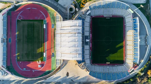 Luchtfoto SAP stadion, Nicosia — Stockfoto