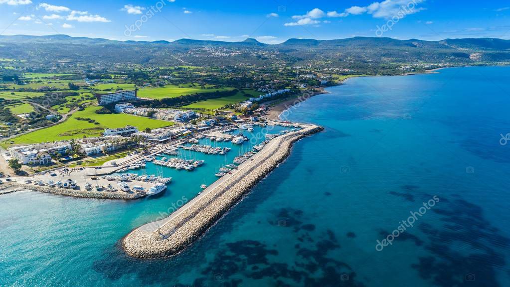Aerial Latchi, Paphos, Cyprus — Stock Photo © f8grapher #181300340