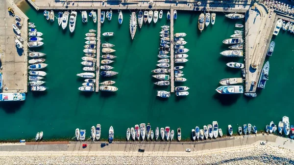 Vista Aerea Volo Uccello Del Porto Latchi Penisola Akamas Polis — Foto Stock